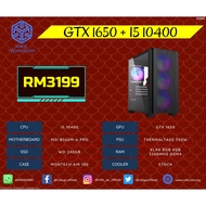 RUFIS Custom Gaming PC Package (INTEL i5 10400 / GTX 1650 / 8GB RAM / 240GB SSD)