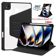 360° Rotating Case for Infinix Xpad 11inch 2024 Tablet Case for Infinix X Pad 11" with Pencil Holder