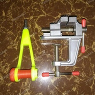 Langgeng Pancing - Combo Bobbin Knotter Plus Ragum Mini Untuk Fly Fishing / Jig Assist