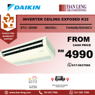 Daikin  Ceiling Exposed (wireless) R32 Inverter FHA-B Series FHA60B/RZF60CV