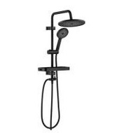 ฝักบัว RAIN SHOWER น้ำอุ่น RASLAND RA BLACK-BLACK สีดำ (1241507)