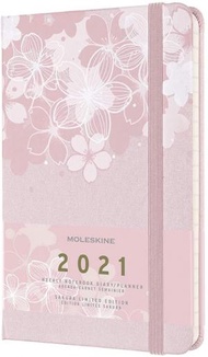 MOLESKINE - Moleskine 2021 12個月 櫻花 手帳 週記 大型 (13 x 21 CM)