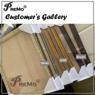 PREMO DINA Vintage Gold Silver Brown 8R 11R -A3-30x40-Frame -Poster-Certificate-Convo Photo Frame -F