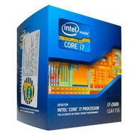 Intel Core i7 2600 8M Cache, 3.40GHz 正式版 八緒 【二手出清】裸裝一顆無風扇