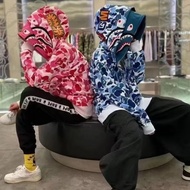 Bape original A Bathing Ape double hat camouflage men jacket cardigan zipper Jackets that can be wor