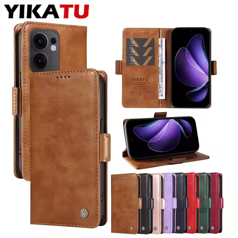 Luxury Leather Wallet Phone Case For Oneplus 12R 13R 13T ACE 3V 5 Pro Magnetic Flip Stand Cover For 