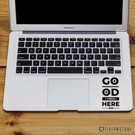 sticker good vibes - stiker good vibes 2021 untuk laptop apple macbook - hitam