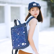 Bubble Dot Journey Tote Backpack 3 ways 背包 | Made from printed polyester fabric