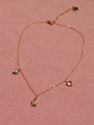 Valleydarley - สร้อยคอแสตนเชสชุบทอง Stargazing 14k gold plated Necklace