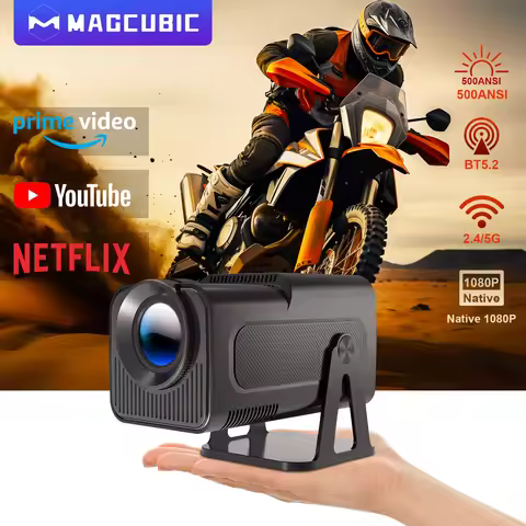Magcubic HY320 NTV Netflix Officially Licensed Android 13 Projector with 1080P 500ANSI Prime Video Y