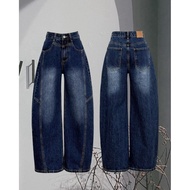 INFINITY : Seoul Jeans (Seoul) The Most Popular Barrel Look Very Fashionable. Real Denim Fabric Non-