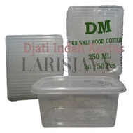 Box 250ml 25 psc /Food Container Box Plastic Food Container 250ml