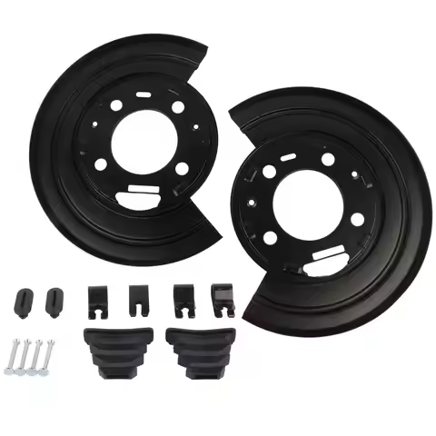 AP03 Pair Brake Dust Shield Plates for Ford F250 F350 F450 F550 4C3Z-2209-AA 924-212