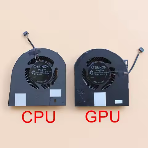 New Original Laptop CPU GPU Cooling Fan For Dell Precision 7530 M7530 7540 P74F Cooler MG75090V1-C16