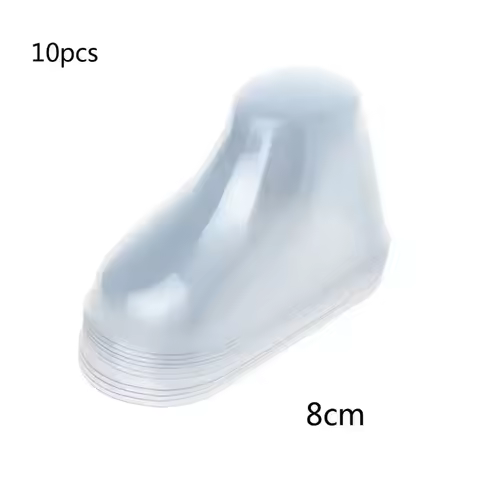 Clear Plastic Baby Feet Display Baby Booties Shoes Socks Showcase 10pcs 8CM/9CM/10.5CM/11CM/12CM Cle