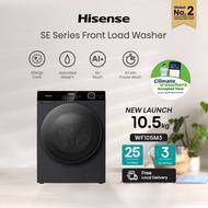 Hisense 10.5kg Front Load Washing Machine, SE Series, WF105M3, Front Load Washer