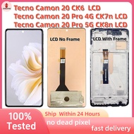 For AMOLED Tecno Camon 20 Pro 4G CK7n LCD/Tecno Camon 20 Pro 5G CK8n LCD/Tecno Camon 20 CK6 LCD Touc