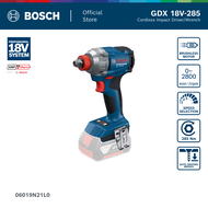 BOSCH GDX 18V-285 Professional บล็อกลม/ไขควงกระแทกไร้สาย 18V 2in1 285Nm (รหัส 06019N21L0)