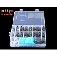 32pc box birthday cake nozzle Set 32pc box Cake decorating tools/s 32pc