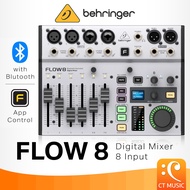 Behringer Flow 8 Digital Mixer with Bluetooth Audio and App Control Flow8
