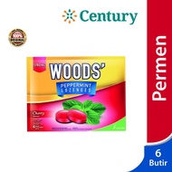 Woods Peppermint Lozenges Cherry isi 6 butir/Permen Pelega Tenggorokan/ rasa Cherry / woods woods