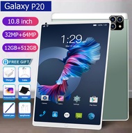 【COD+Free Gifts】Tablet Galaxy P20 10.8 Inch RAM 12GB ROM 512GB Tablet  Dual Sim Card Tablet android 