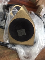 หัวซาวเดอร์ทองเหลือง รูปทรงเตารีด หน้าแร่เป็นรูปทรงกลม ใช้กับ เครืองซาวเดอร์ เครืองจับปลา แจ็ค3รู รุ