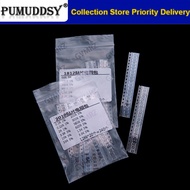 16Value Each 40PCS 0201 0402 capacitor smd kit 1pf 1uf 10uf   100NF 2.2UF 220PF 47PF