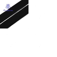 1set 20M Polyester Elastic Cords Flat Black 20mm 21.87 Yards(20m)/set