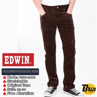 EDWIN Brand Men E-Standard Corduroy Stretchable Jeans(7505-2365/2479)
