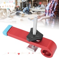 WINTE T Track Clamp, Adjustable Aluminum Alloy T Track Clamps Kit, Accessories T Slots Red T Track H