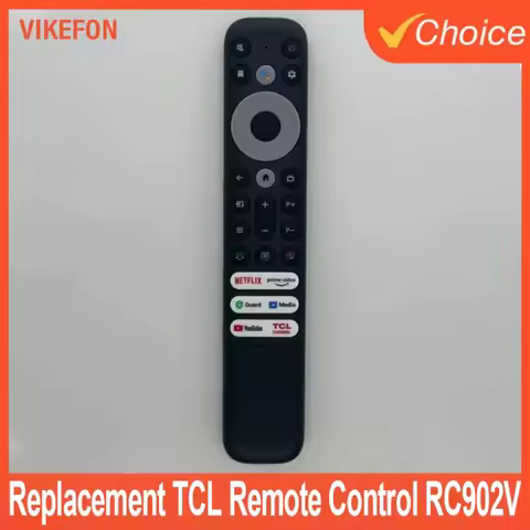 Replacement RC902V Remote Control for TCL TVs – Compatible with Thomson TCL Smart TV 4K UHD QLED TV 