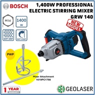 BOSCH GRW 140 PROFESSIONAL ELECTRIC CEMENT / PAINT STIRRING MECHANISM MIXER 1400W