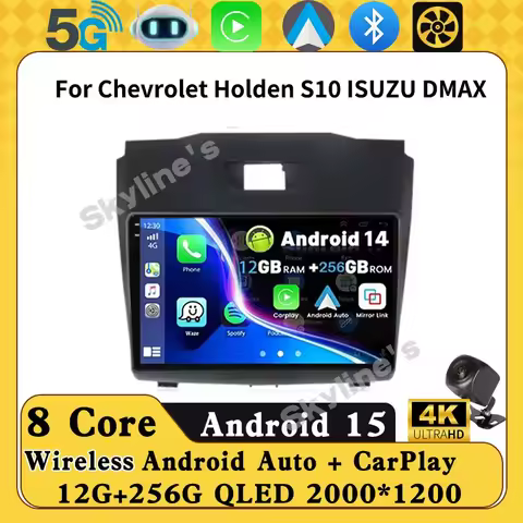 Android 16 Car DVD Player for Chevrolet Holden S10 Pioneer Colorado Isuzu Dmax GPS Radio Audio Multi