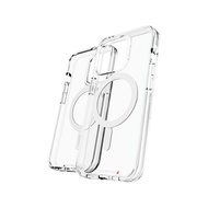 Gear4｜iPhone 13/Pro/Pro Max/ mini D3O Crystal Palace Snap 水晶透明磁吸款-抗菌軍規防摔保護殼