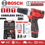 Original Bosch Cordless Drill 12V 2 Speed Electric Drill 2 Lithium Batteries lmpact Cordless Drill l