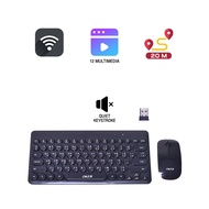 Oker คีย์บอร์ดไร้สาย Wireless Keyboard+Mouse  Destop OKER K885