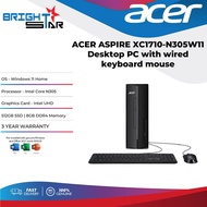 ACER ASPIRE XC1710-N305W11 Desktop PC with wired keyboard mouse (Intel N305/8GB DDR4/512GB SSD/Intel