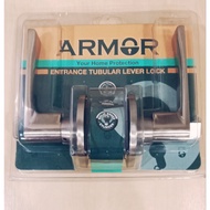 ARMOR- ATL 8100/SN/ET (Entrance) Heavy Duty Tubular Lever Lockset/ Tombol Pintu Rumah