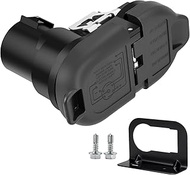 C-Tzu Trailer Brake Harness Towing 7-Pin Round / 4-Pin Flat Plug Connector for 2009-2023 Ford 9U5Z-1