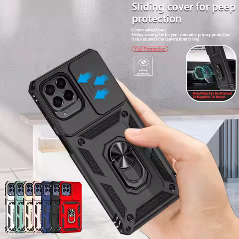 For Samsung Galaxy M53 Case Slide Camera Armor Phone Case For Samsung M53 M 53 53M 5G SM-M536S 6.7" 