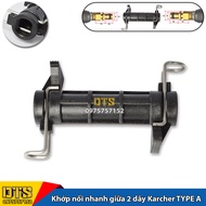 Đầu khớp nối nhanh nối dài giữa 2 dây Karcher K2 – K7 khớp nối dài ống dây máy rửa xe Karcher Type A