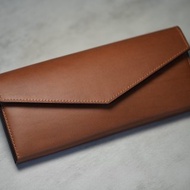 Herry Hsieh - 長夾 / 信封式 / 白蘭地棕