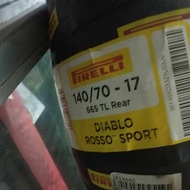 Pirelli Diablo Rosso sport 140/ 70-17 outer tire