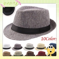 QIEPING Soft Felt Spring Summer Autumn Gangster Cap Jazz Cap Top Hats Fedora Cap Beach Sun Hat