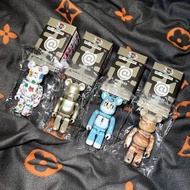 Medicom Bearbrick Series 52 Basic 英文字母 @ Pattern 木紋 Animal 愉快動物餅 Artist 藝術家 Wolf-kun Kiriko Ara 100%