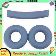 Replacement Leather Earpads & Headband Cover  WH-CH500 CH510 CH520 Comfortable Headphone Cushions Bl