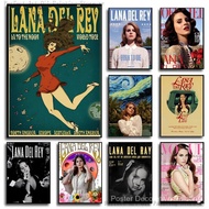 1PC Singer Lana Del Rey Poster Poster Paper Print Home Living Room Bedroom Entrance Bar Cafe Art Pai