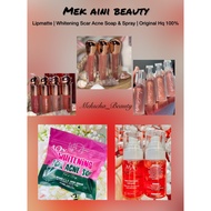 Lipmatte MekNuraini/ Spray Whitening Scar Acne / Soap Whitening Scar Acne