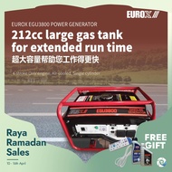RAYA PROMOTION EUROX / EUROPOWER EGU3800 / KCM KF3800 3KW PORTABLE GASOLINE GENERATOR | PETROL | 4 S